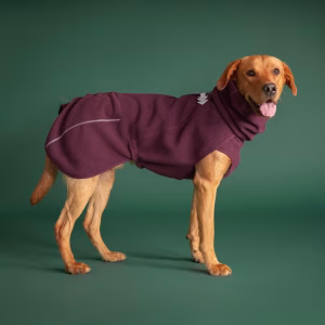 Hurtta warming midlayer eco jacket - melegítő kutyapulóver (bordó)