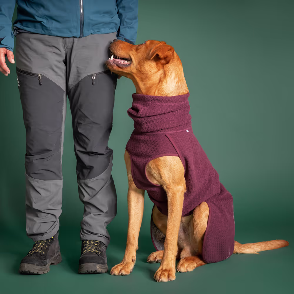 Hurtta warming midlayer eco jacket - melegítő kutyapulóver (bordó) - Image 5